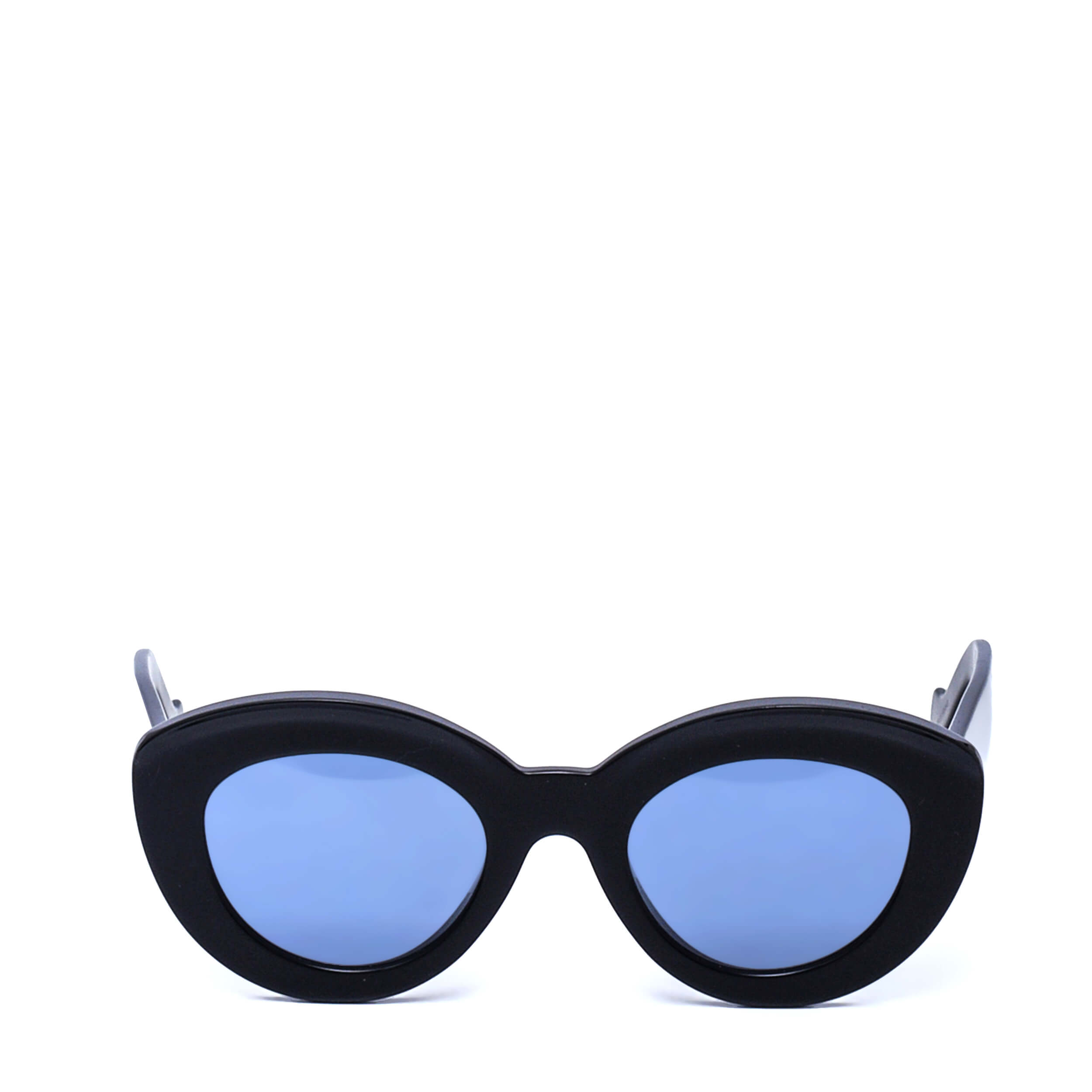 Loewe - Black Beveled Cat Eye Sunglasses